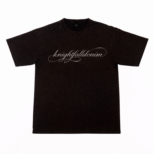 Knightfall 'falling' Seraphim Script Tee