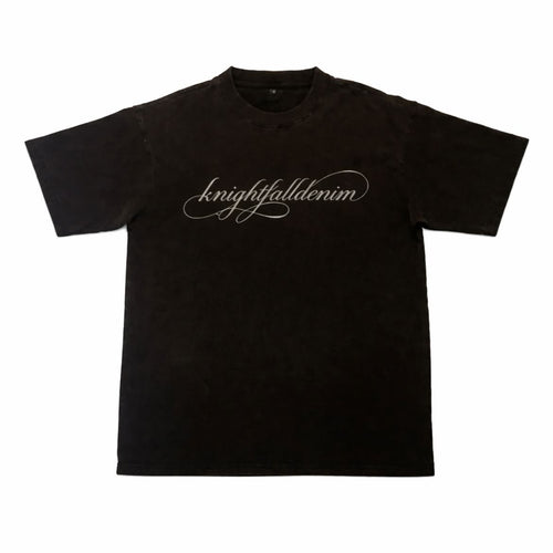 Knightfall 'falling' Seraphim Script Tee